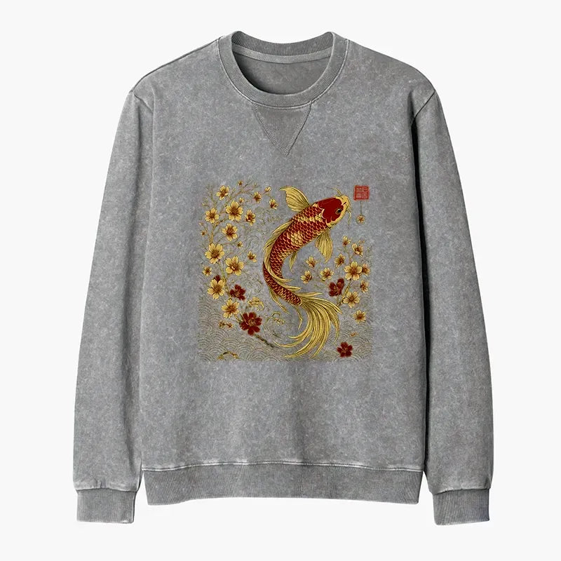 Vintage Sakura Sweatshirt for Daily Wear