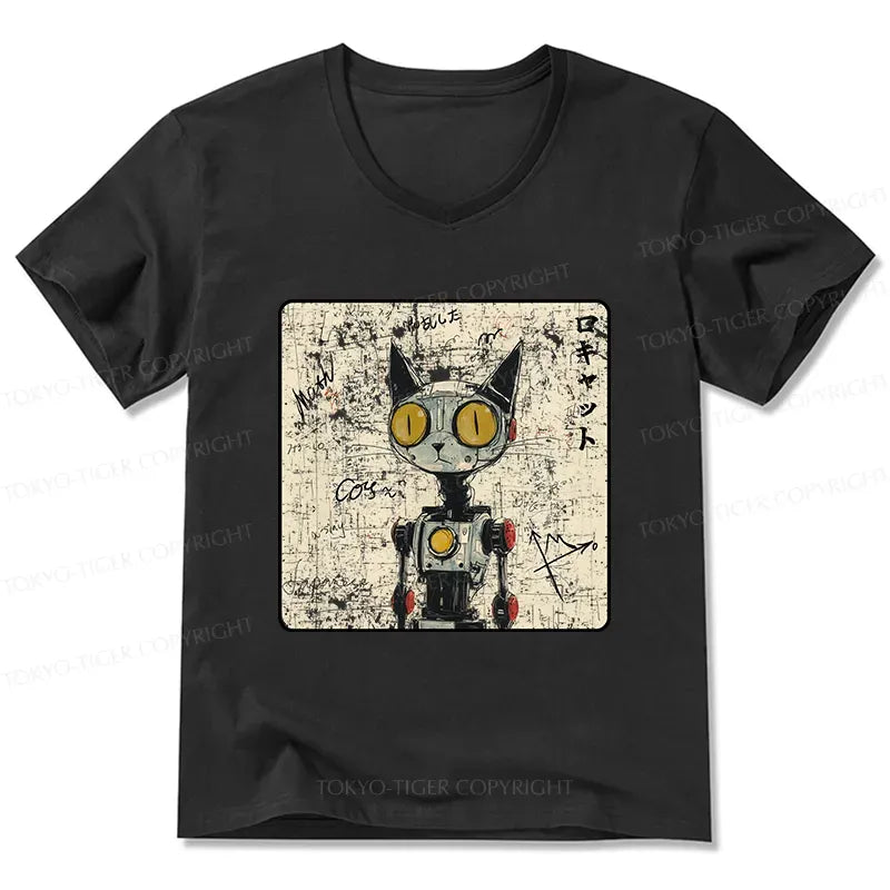 Unisex Cat T-Shirt for Streetwear