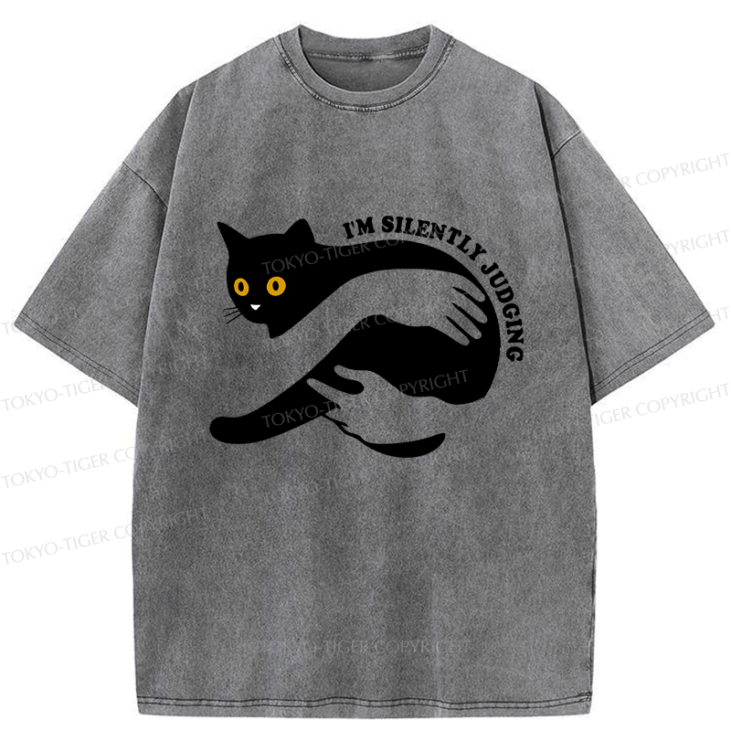 Japanese vintage cat t-shirt for everyday wear
