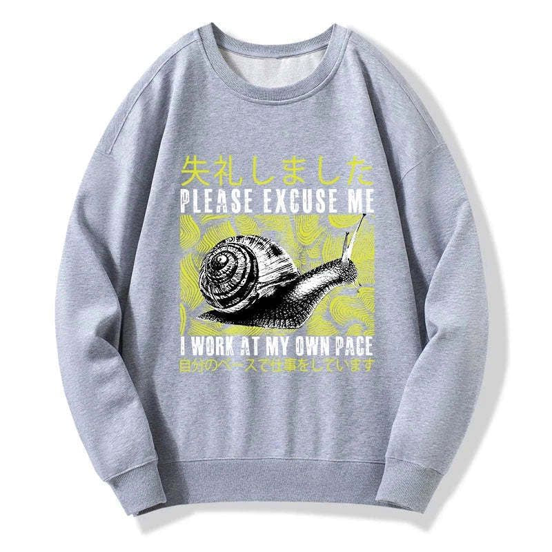 Kyoto-Lion Snails That Work According To Their Own Rules Sweatshirt