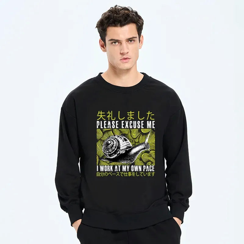 Kyoto-Lion Snails That Work According To Their Own Rules Sweatshirt