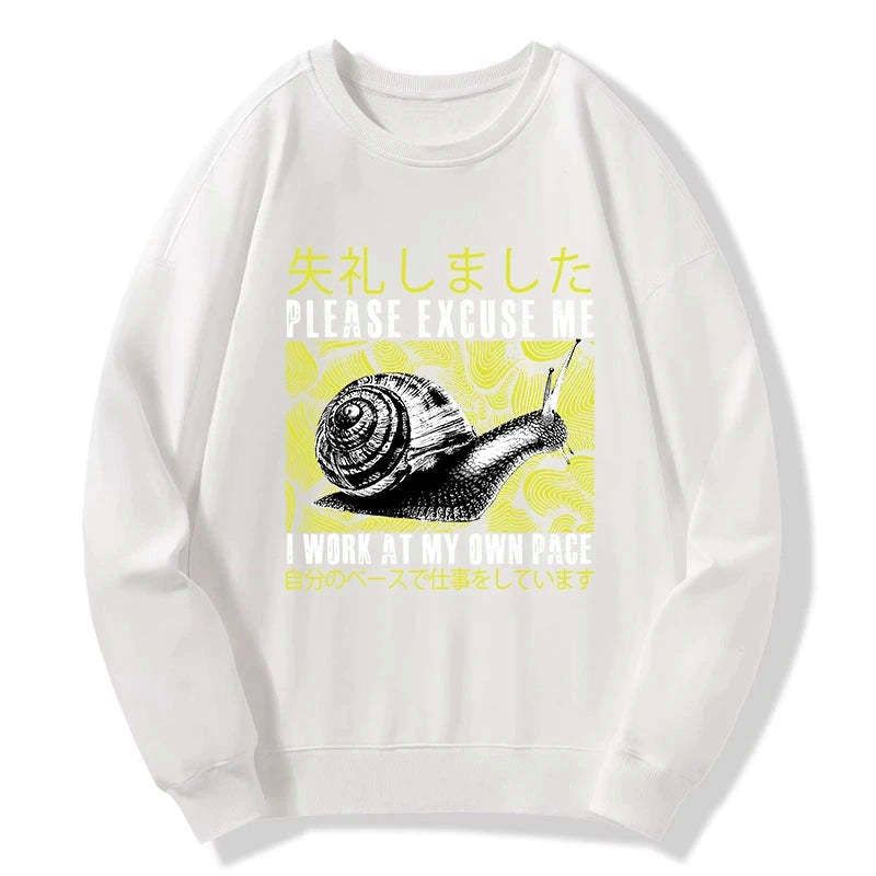 Kyoto-Lion Snails That Work According To Their Own Rules Sweatshirt