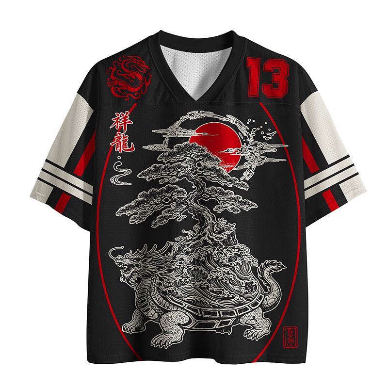 Unisex Dragon Mesh Jersey for Sports