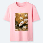 Kyoto-Lion Oriental Rabbit Pond Scene Classic T-Shirt