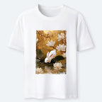 Kyoto-Lion Oriental Rabbit Pond Scene Classic T-Shirt