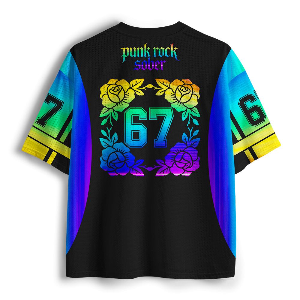 Kyoto-Lion Punk Rock Sober Mesh Jersey
