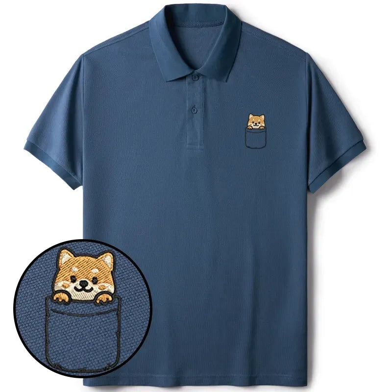 Kawaii Shiba Inu Polo for Casual Wear