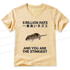 Kyoto-Lion World's Stinkiest Rat V-Neck Classic T-Shirt