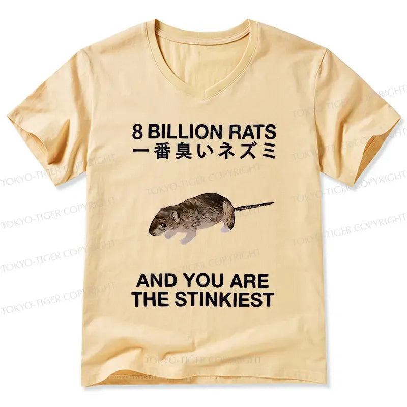 Kyoto-Lion World's Stinkiest Rat V-Neck Classic T-Shirt