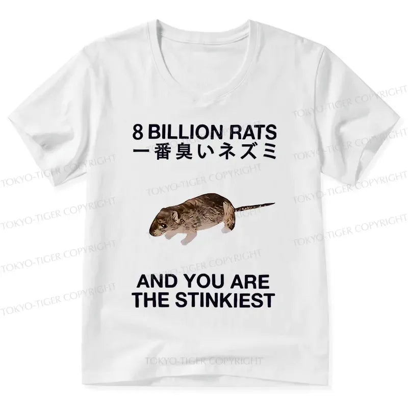 Kyoto-Lion World's Stinkiest Rat V-Neck Classic T-Shirt