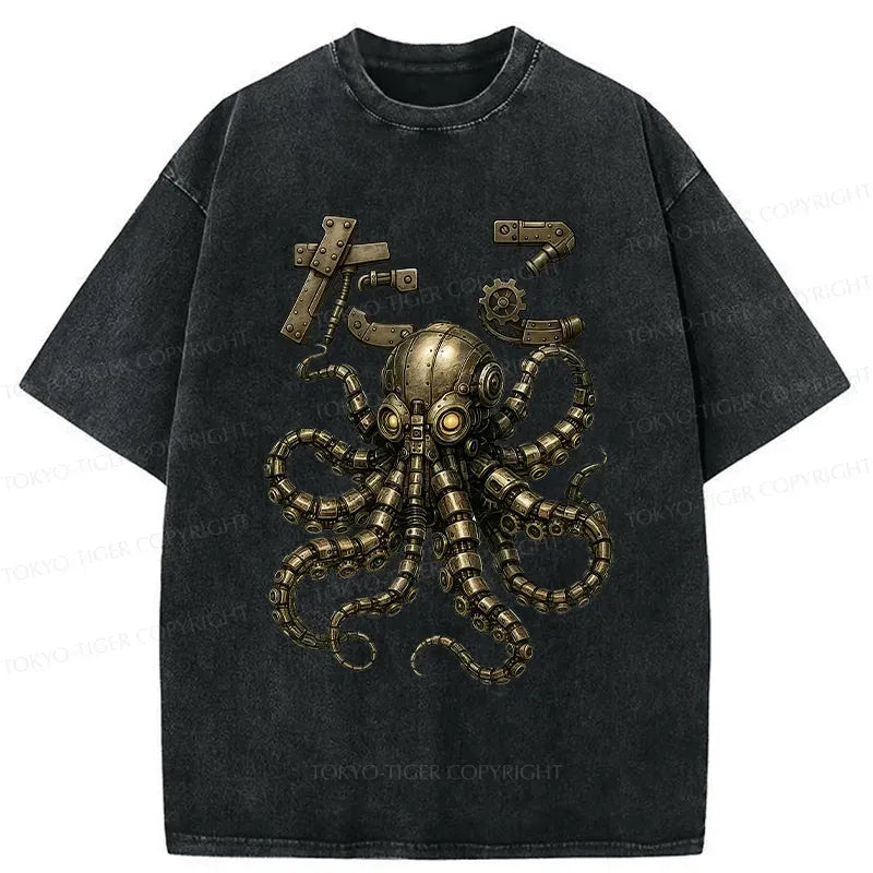 Kyoto lion retro tee for summer festival