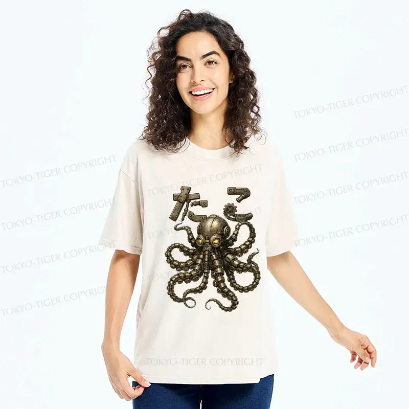 Kyoto lion retro tee for summer festival