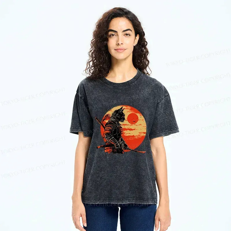 Best Seller Cat Samurai T-Shirt