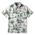 Japanese Kyoto Lion Button-up Shirt for Vacation
