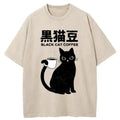 Cat Coffee T-Shirt for Lounge