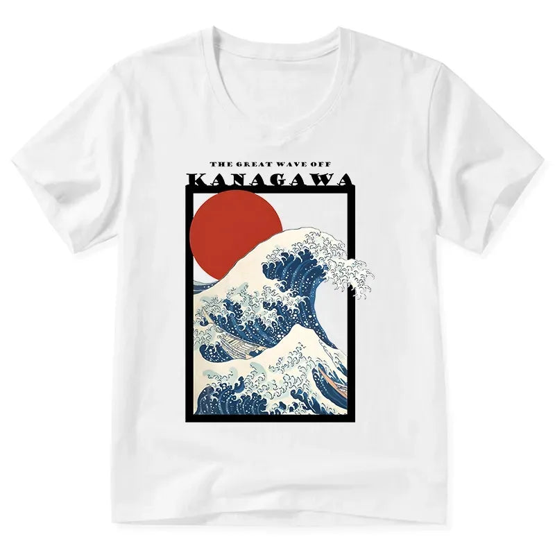 Kyoto-Lion Vintage Ukiyo-e Tee for Streetwear