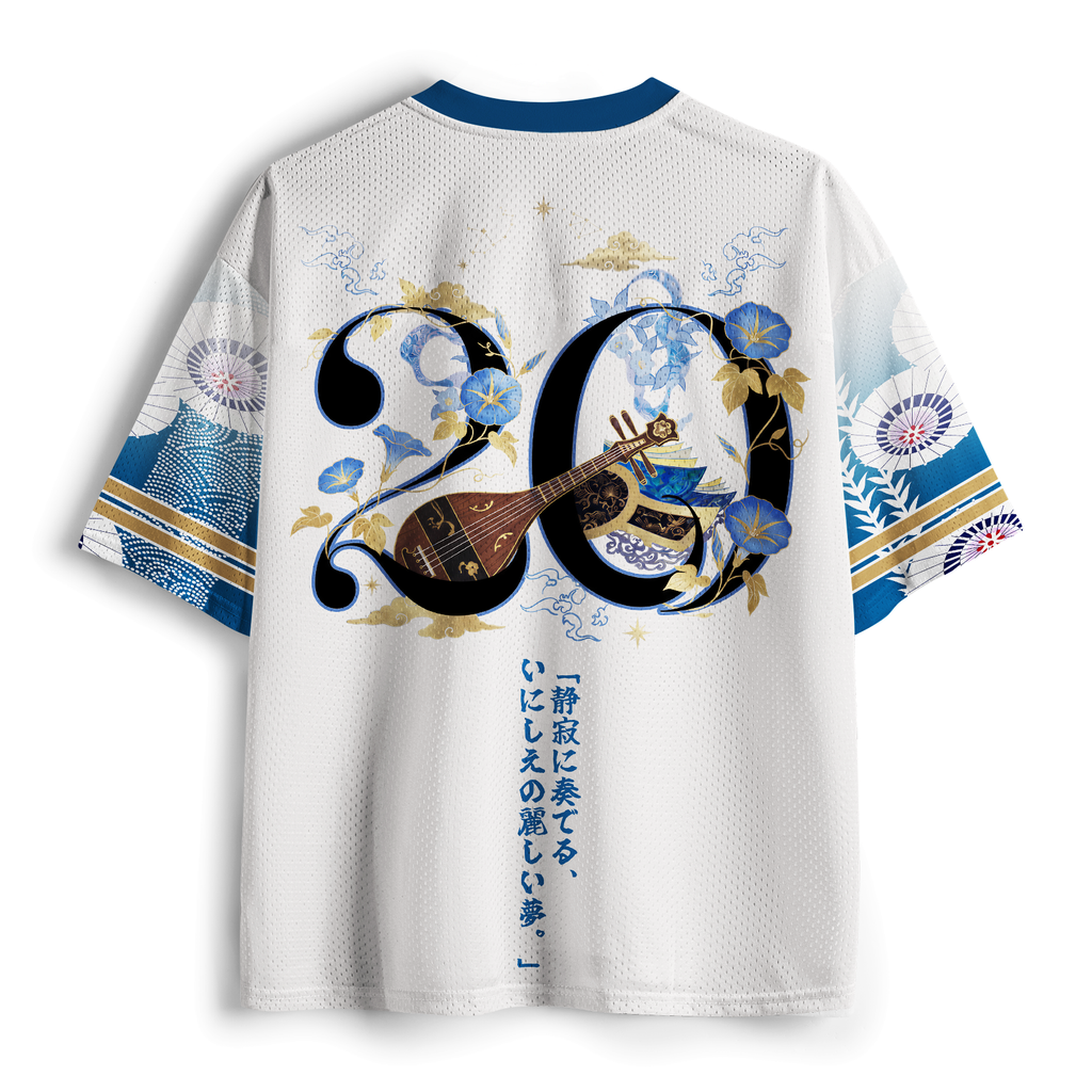 Japanese Vintage Mesh Jersey Streetwear