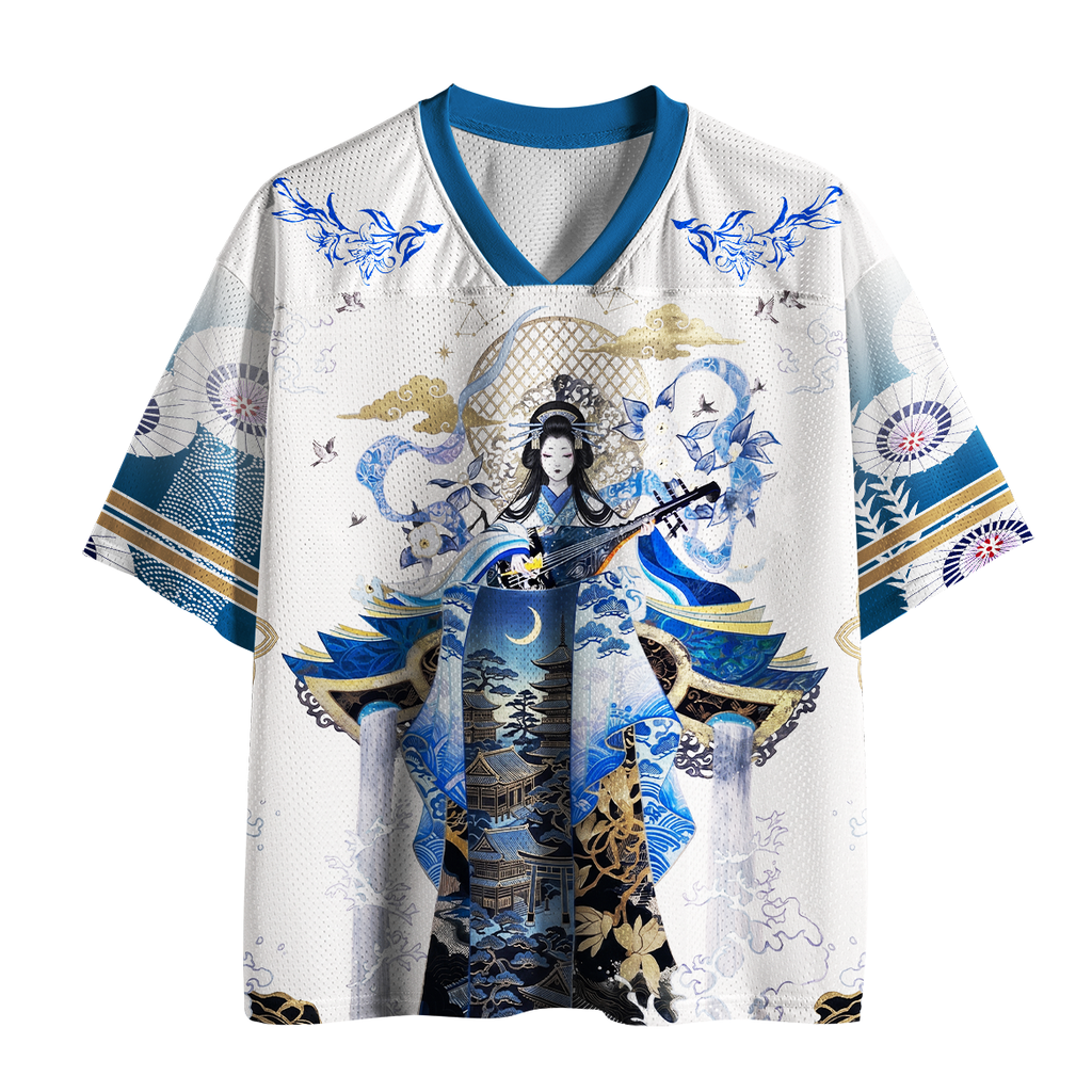 Japanese Vintage Mesh Jersey Streetwear
