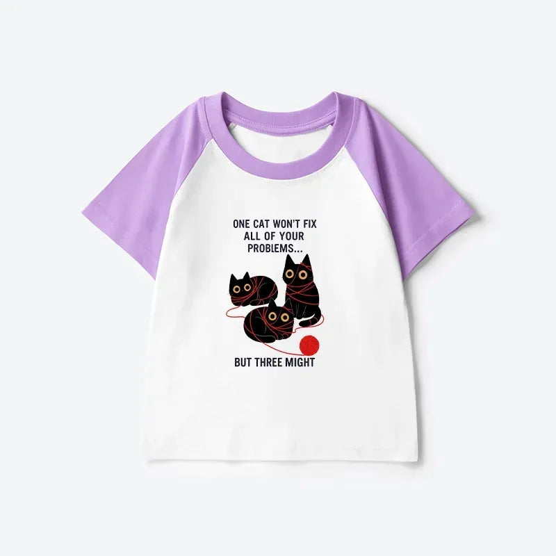 Soft cotton kids raglan for daily wear