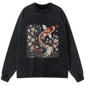 Vintage Sakura Koi Long Sleeve Tee