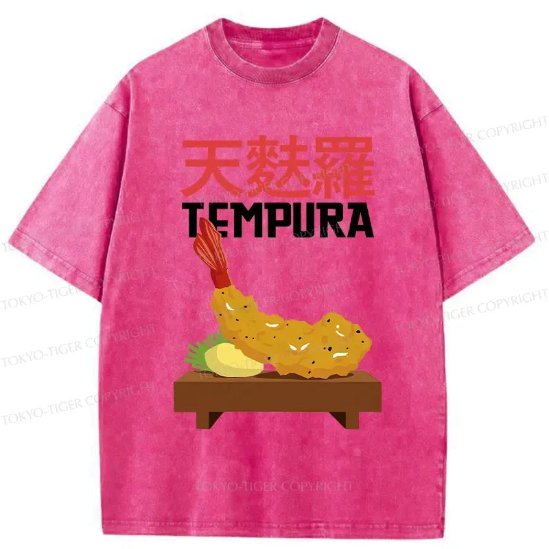 Japanese Vintage Washed T-Shirt for Daily Wear