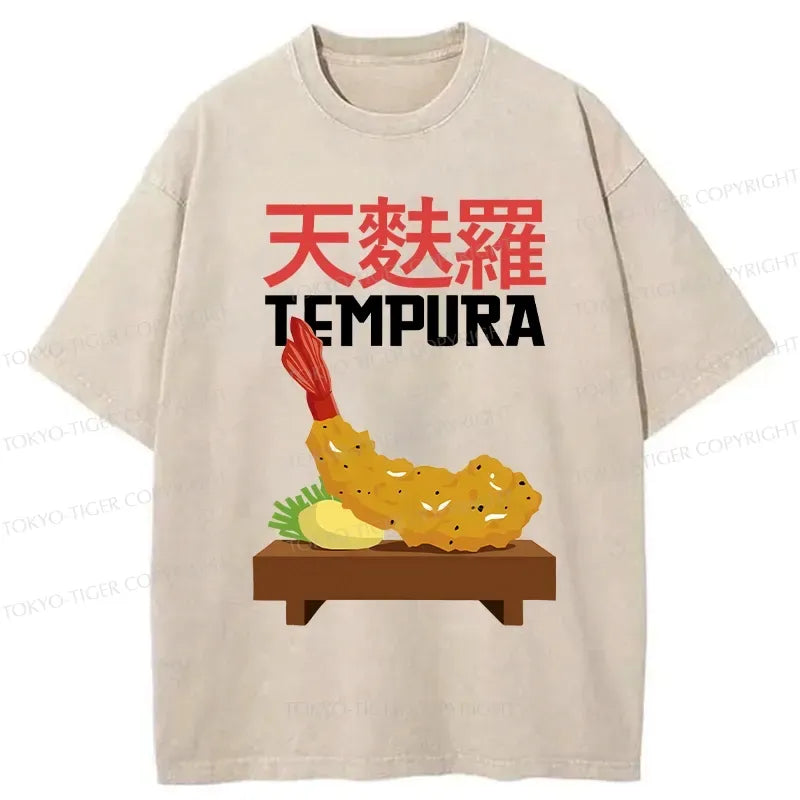 Kyoto-Lion Shrimp Tempura Washed T-Shirt