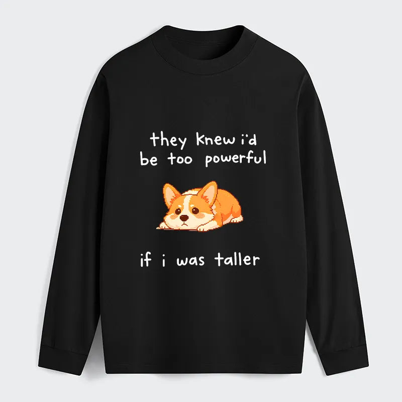 Kyoto-Lion Funny Short Dog Joke Classic Long Sleeve T-Shirt