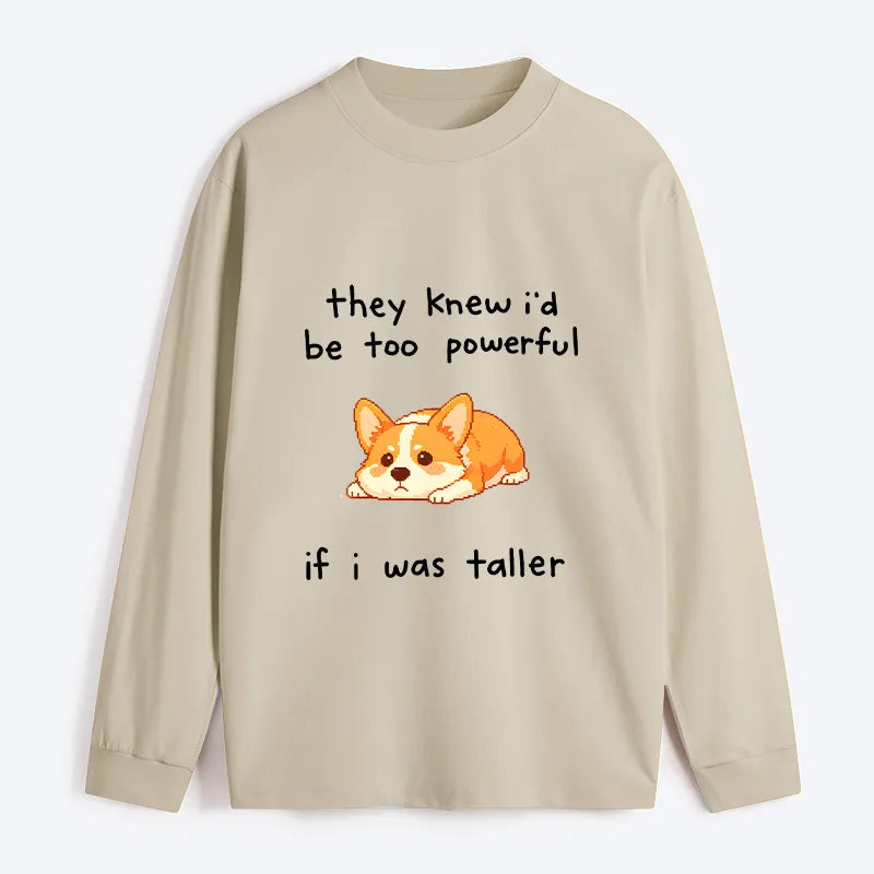 Kyoto-Lion Funny Short Dog Joke Classic Long Sleeve T-Shirt