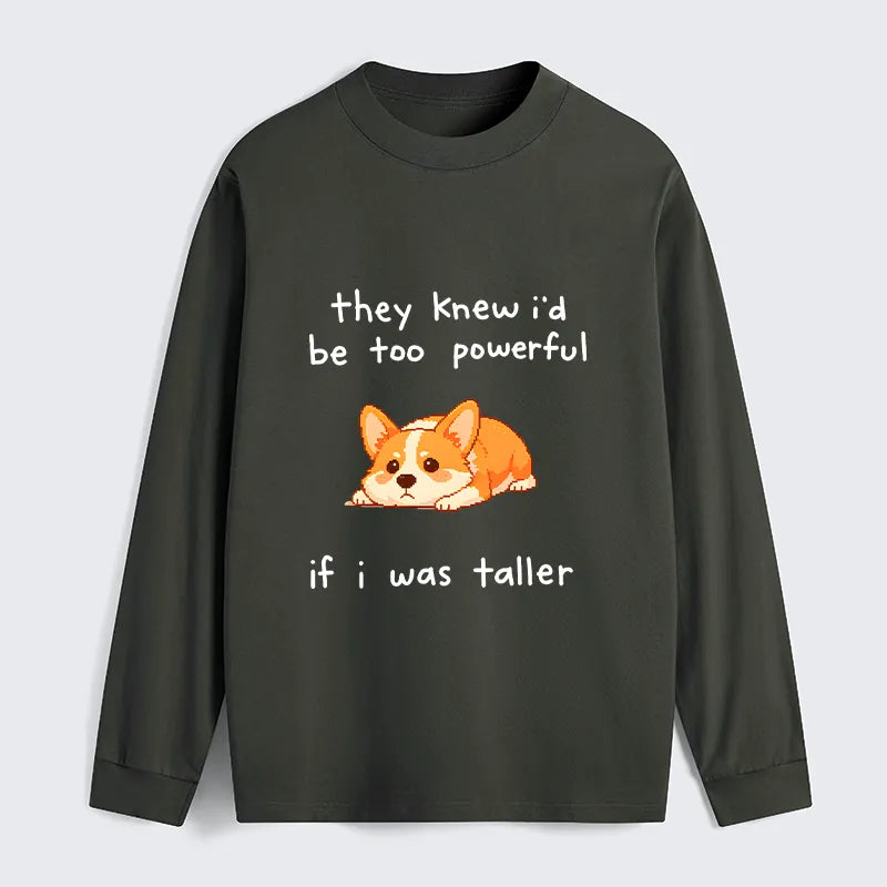 Kyoto-Lion Funny Short Dog Joke Classic Long Sleeve T-Shirt