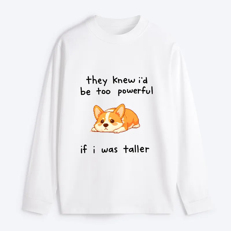 Kyoto-Lion Funny Short Dog Joke Classic Long Sleeve T-Shirt