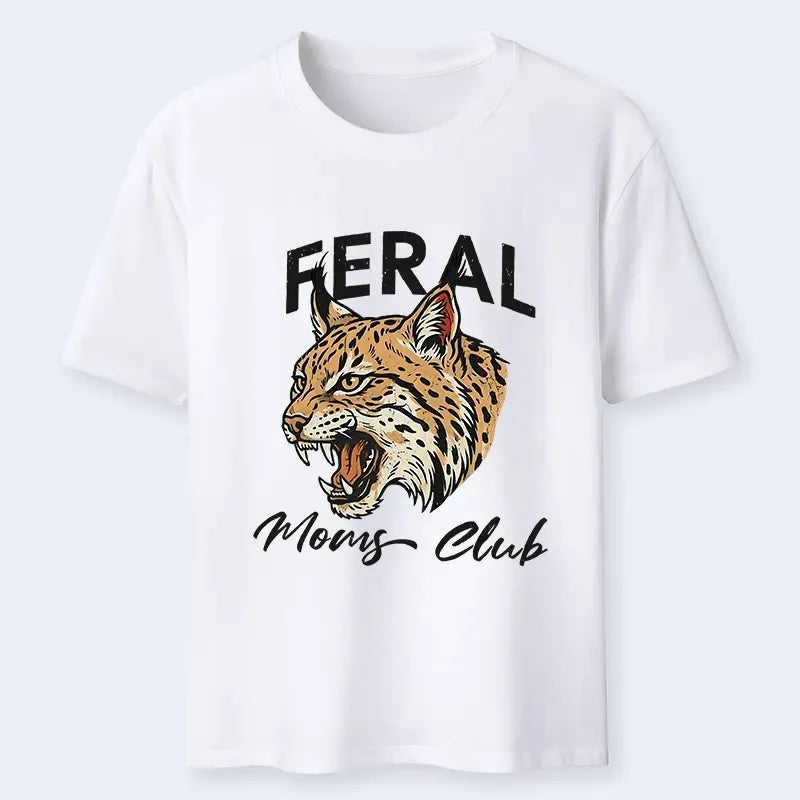 Kyoto-Lion Lynx Roaring For Mom Power Classic T-Shirt