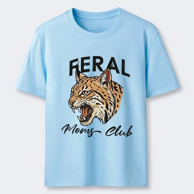 Kyoto-Lion Lynx Roaring For Mom Power Classic T-Shirt
