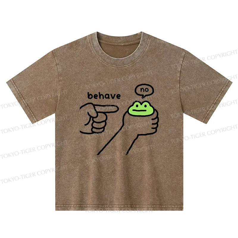 Japanese Frog Kids T-Shirt for Daily Wear