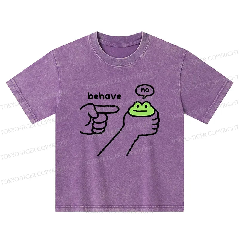 Japanese Frog Kids T-Shirt for Daily Wear
