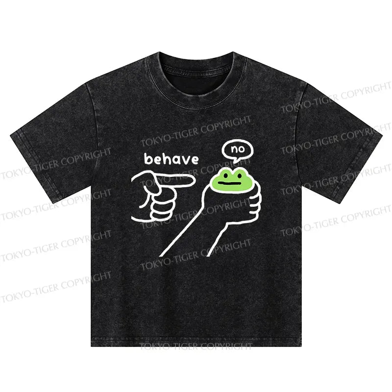 Japanese Frog Kids T-Shirt for Daily Wear