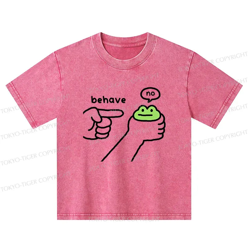 Japanese Frog Kids T-Shirt for Daily Wear