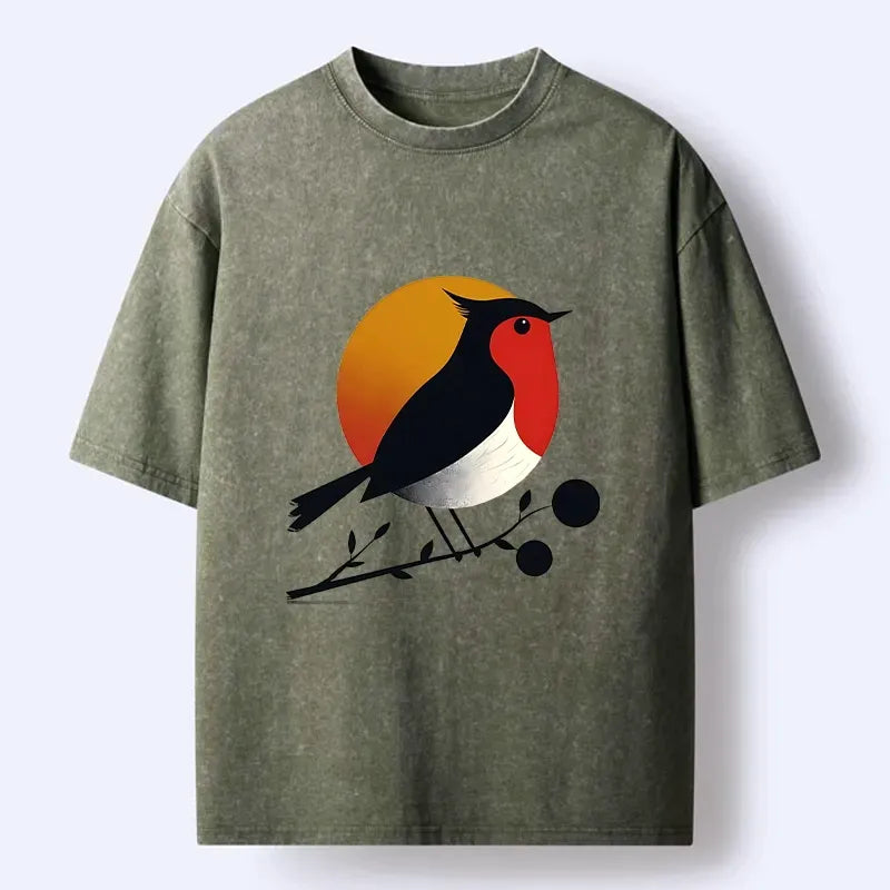 Retro Sunset T-Shirt for Daily Wear