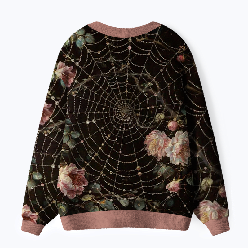 Japanese retro ugly cardigan sweater