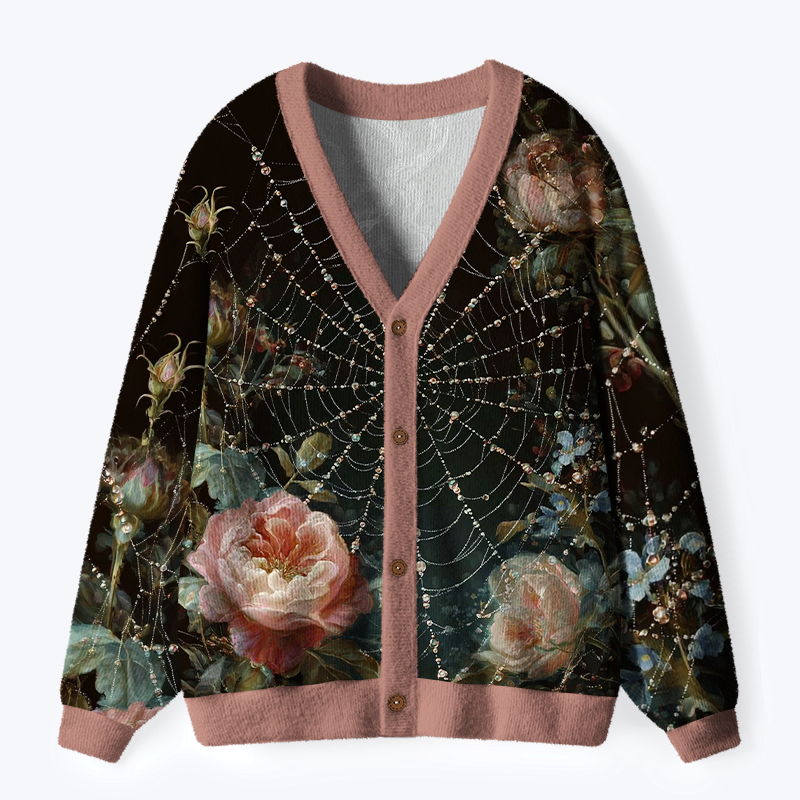Kyoto-Lion The Spider¡¯s Tapestry Ugly Cardigan Sweater