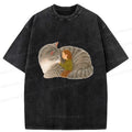 Japanese Washed T-Shirt for Daily Wear