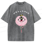 Ballet Dancing Robot Cat Tee for Gift