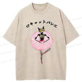 Japanese Robot Cat Washed T-Shirt
