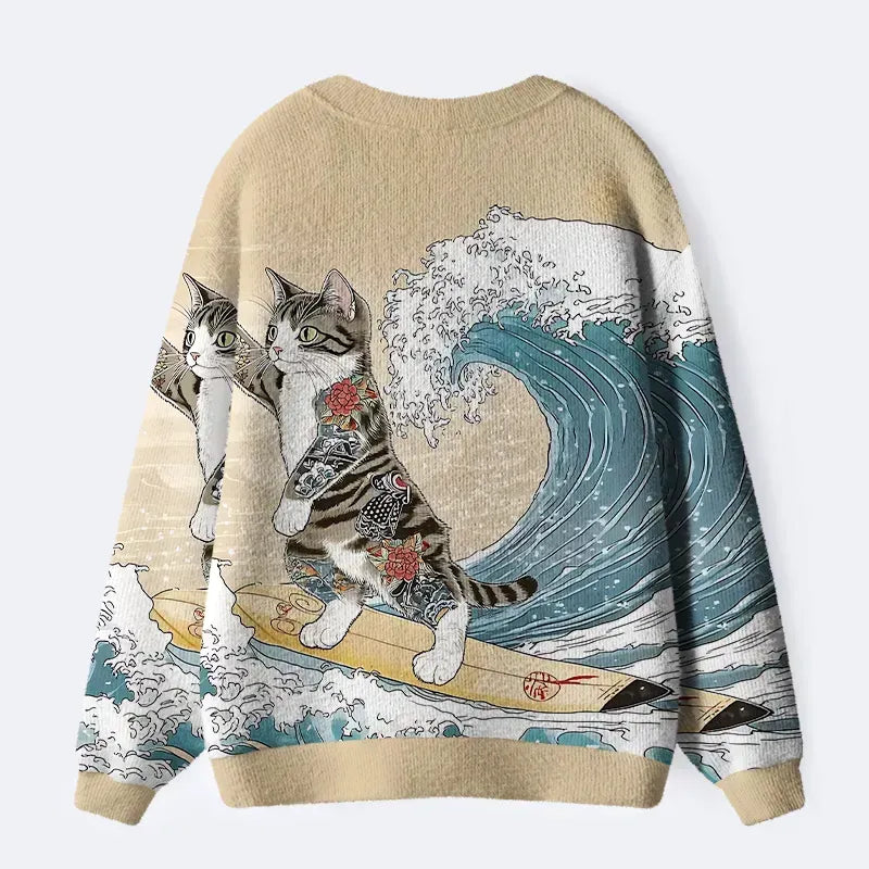 Vintage Cat Cardigan on Sale