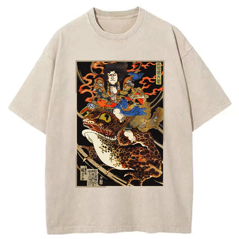 Kyoto Lion Washed Tee on Sale