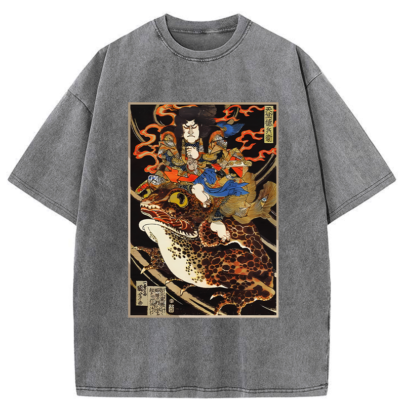 Kyoto Lion Washed Tee on Sale