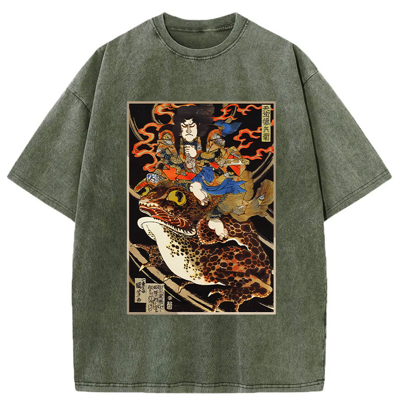 Japanese Samurai T-Shirt for Daily Wear