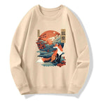 Sakura Fox Sweatshirt On Sale