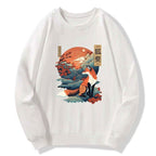 Sakura Fox Sweatshirt On Sale