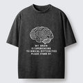 Japanese Vintage Washed T-Shirt for Daily Wear