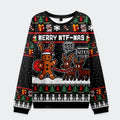 Kyoto-Lion Confused Reindeer Christmas Ugly Sweatshirt